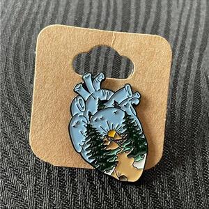 $5 Bundled  Heart Hiking Outdoors Enamel Pin